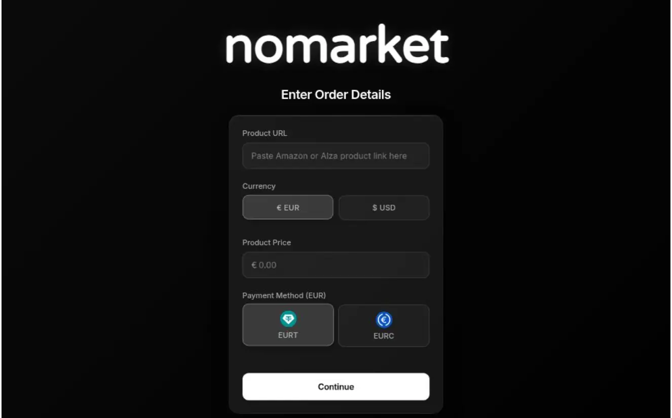 nomarket Project Screenshot